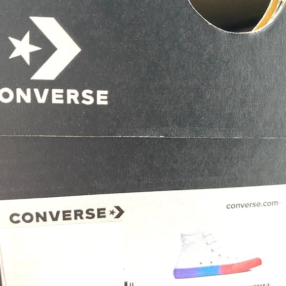 Converse Chuck Taylor Sneaker Women AS OX White Racer Pink Canvas Hi Top 664196F - Picture 7 of 8